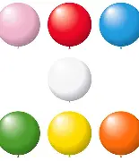 Large 24 Inch Latex Balloons Set of 2 Available in All Colors